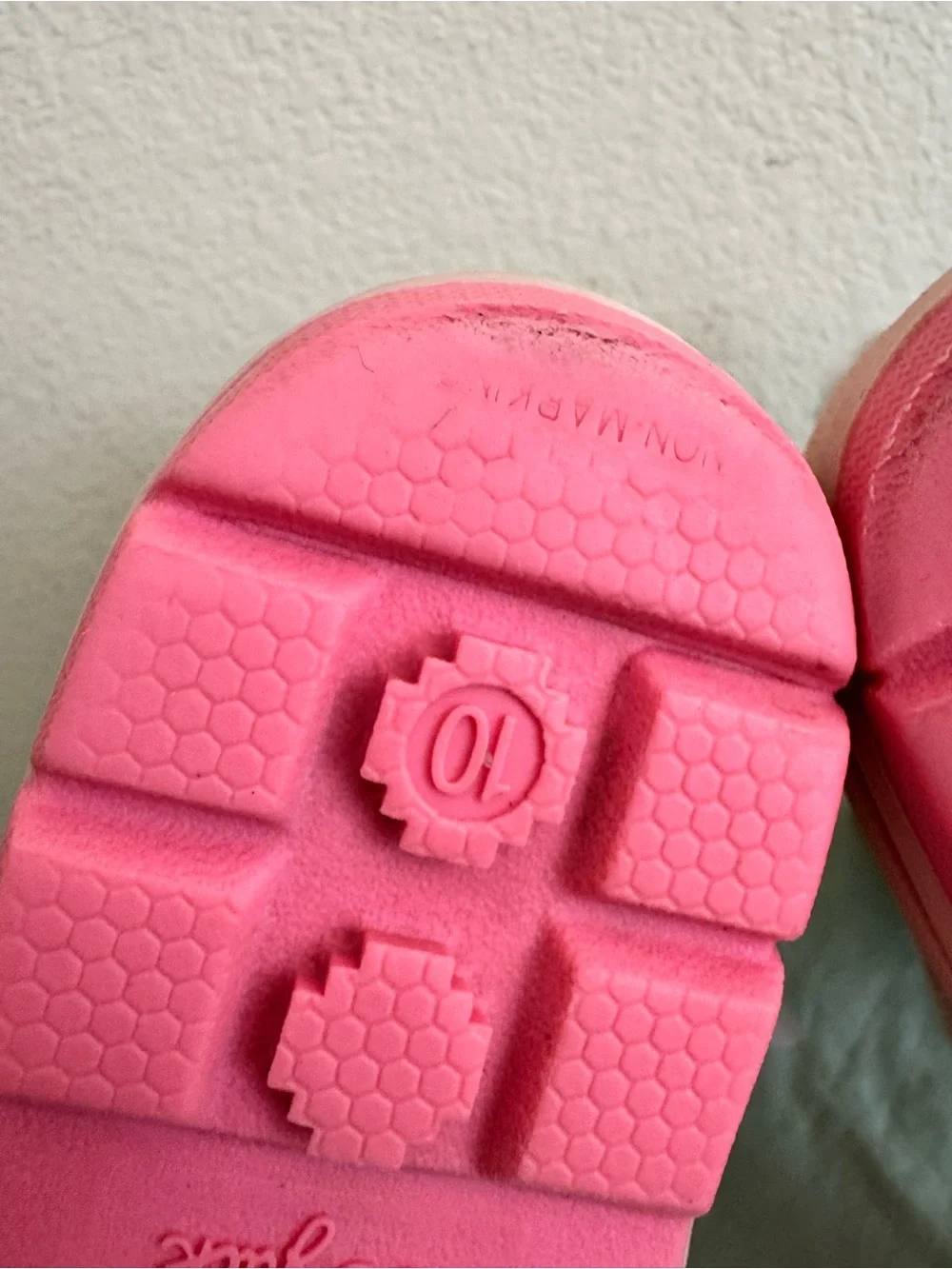 Cat & Jack Pink Rainbow Snow Boots for Kids size 10